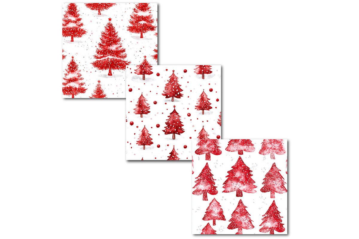 Christmas Glitter Digital Paper Pack, a Pattern Graphic by SinaCreation (Photo 5 of 6)