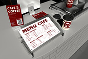 Cafe & Coffeeshop Branding Mockup, an Advertising Mockup by Permadi Creative (Thumbnail 2 of 5)