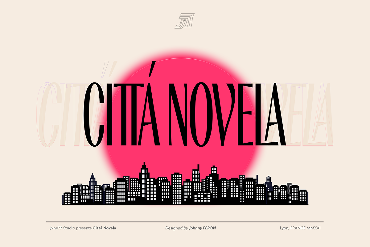 Cittá Novela family, a Font by Jvne77 (Photo 1 of 8)
