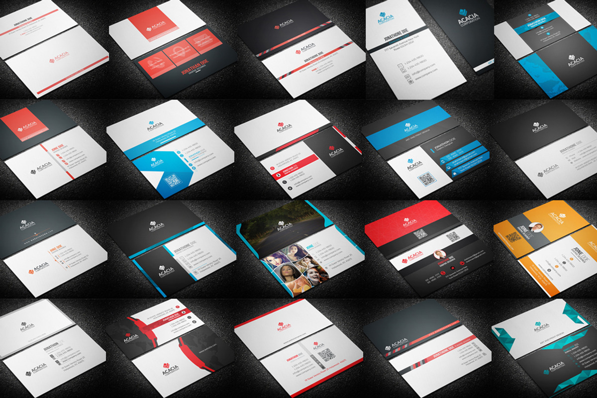 50 BUSINESS CARD (BUNDLE) ONLY $29, a Business Card Template by DesignGhar (Photo 2 of 5)