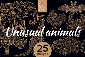 Unusual animals set
