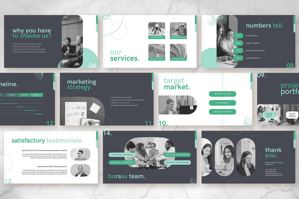 Boreas - Pitch Deck Presentation, a Presentation Template by peterdraw (Photo 6 of 8)
