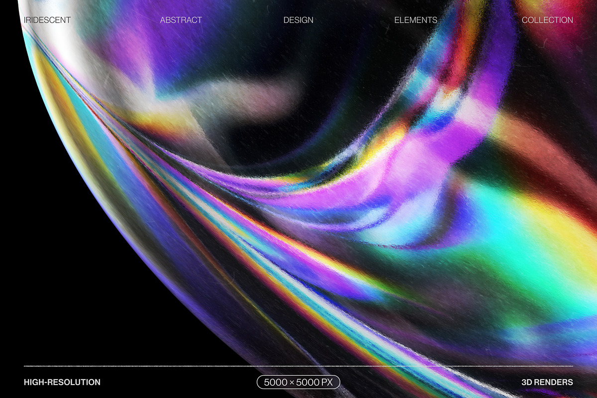 Chromatic Glass 3D Shapes Pack, an Object Graphic by Samolevsky (Photo 14 of 30)