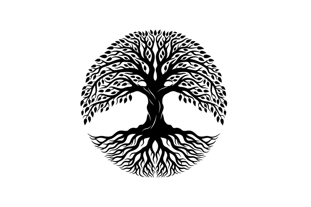 Tree of Life Circle SVG Bundle, an Illustration by Gfx_Store (Photo 3 of 50)