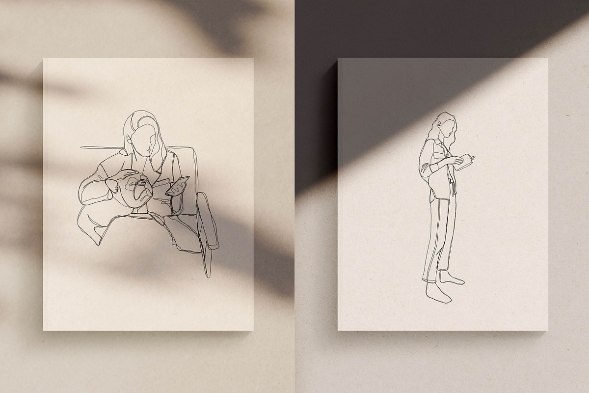 Working From Home : Line Drawings, a Technology Illustration by Whimsy Works (Photo 5 of 7)