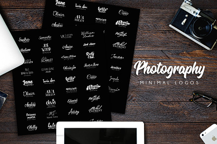 Photography Logos, a Branding & Logo Template by Analogi Studio