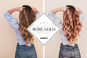 Rose gold lightroom preset, a Plug-in Add-On by studio25 (Thumbnail 2 of 7)