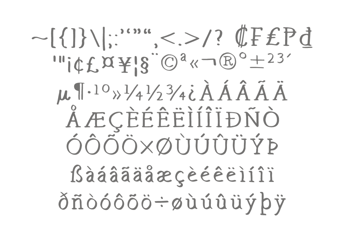 Hand Brush Serif, a Font by Rachel Ortiz (Photo 10 of 10)
