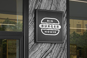 Logo Mockup Black Sign Restaurant, a Product Mockup by Asylab (Thumbnail 2 of 5)