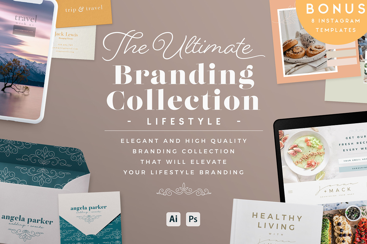 Ultimate Branding Collection– Life, a Branding & Logo Template by 7th Avenue Designs (Photo 1 of 6)