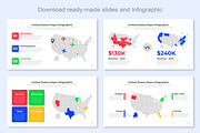 USA Maps Infographic Template, a Presentation Template by Mighty-Slide (Thumbnail 3 of 7)