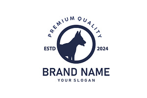 domestic dog logo animal care, a Branding & Logo Template by Maylianaw28