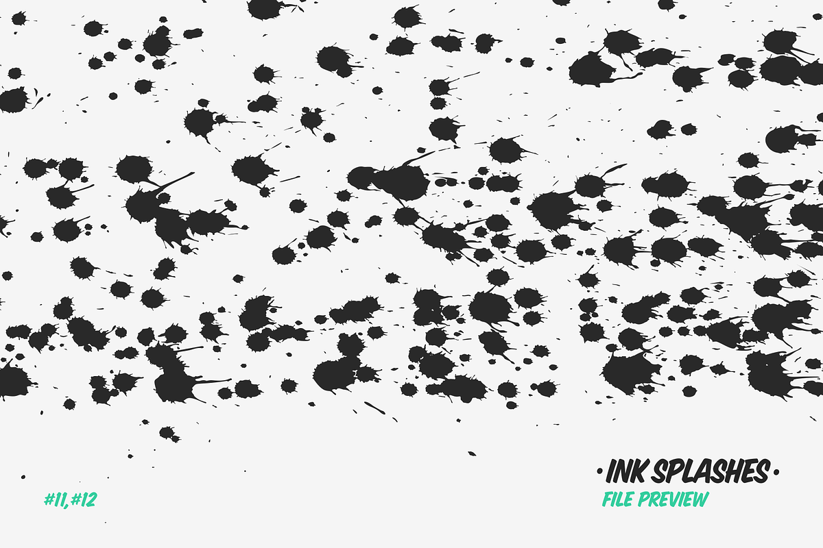 Texture Fabrik - Ink Splashes Vectors