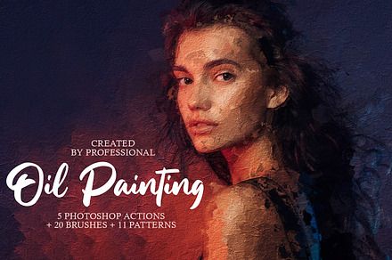 Oil Painting Photoshop Actions, a Plug-in Add-On by FixThePhoto