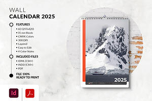 Printable 2025 Wall Calendar