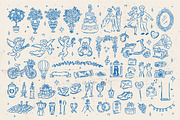 Hand Drawn Valentines Clipart Bundle, an Outline Icon by Baleee (Thumbnail 2 of 15)