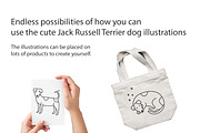 Cute doodle Jack Russell Terriers, an Animal Illustration by Liz Pengilley Studio (Thumbnail 4 of 4)