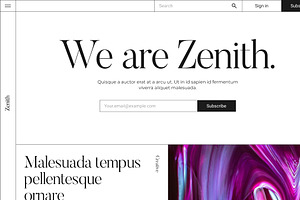 Zenith - Multipurpose Blog Theme