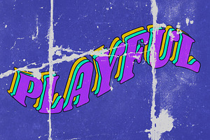 Retro Grunge Photoshop Text Effect, a Plug-in Add-On by barsrsind