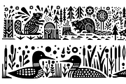 Vintage Livestock Folk Art, a Decorative Illustration by devastd (Thumbnail 8 of 28)