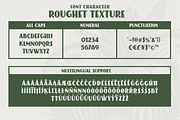 ROUGHET ROUGH TYPEFACE, a Sans Serif Font by 24Design Studios (Thumbnail 7 of 8)