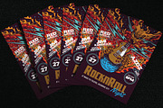 Hand Drawn Rock And Roll Night Flyer, a Flyer Template by ashenterprise (Thumbnail 3 of 4)