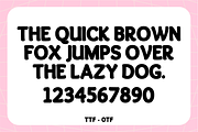 Retro Birthday - Display Font Types, a Sans Serif Font by KiddoGlyphs Studio (Thumbnail 4 of 5)