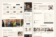 Investment Advisory Firm Website UI, an UI Kit Template by peterdraw (Thumbnail 4 of 7)