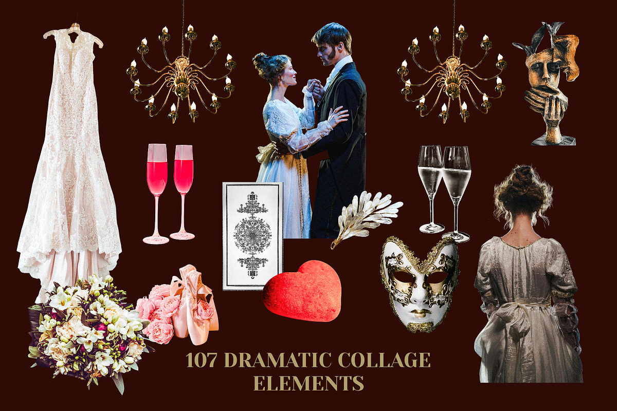 Curtain Call — Opera Collage Kit, an Object Graphic by Anzhelika (Photo 9 of 10)
