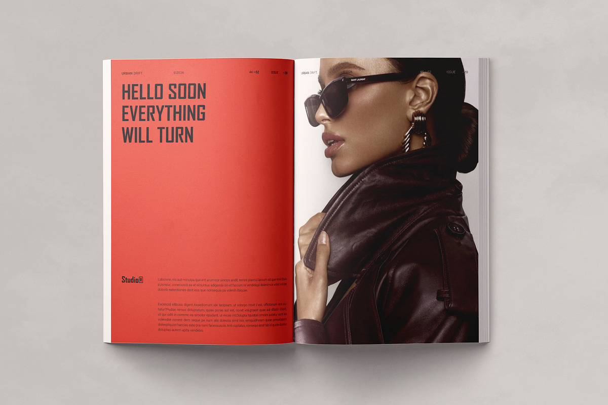 Modern Magazine Layout Template, a Magazine Template by ArtisanaAura (Photo 17 of 23)