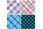 Mermaid Plaid - Seamless Pattern, an Icon by DreamPrint404 (Thumbnail 3 of 5)