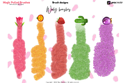 Procreate 3D Magic Pulled Brushes, a Brush Add-On by Fashion Workshop Bkk (Thumbnail 12 of 15)