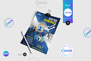Hiring Flyer Template, a Flyer Template by Aam360 (Thumbnail 3 of 3)