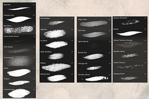 Vintage Procreate Brush Kit