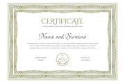 Certificate388. Diploma template, a Decorative Illustration by Sunny (Thumbnail 1 of 3)