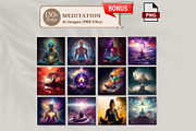 Meditation Canva Templates, a Social Media Template by Viral Content Design (Thumbnail 10 of 15)