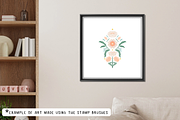 Procreate Brush Stamps - Strawflower, a Brush Add-On by Gabba Delgado (Thumbnail 3 of 4)