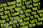 Roffes Brawry - Modern Blackletter, a Blackletter Font by Dhabee (Thumbnail 14 of 15)