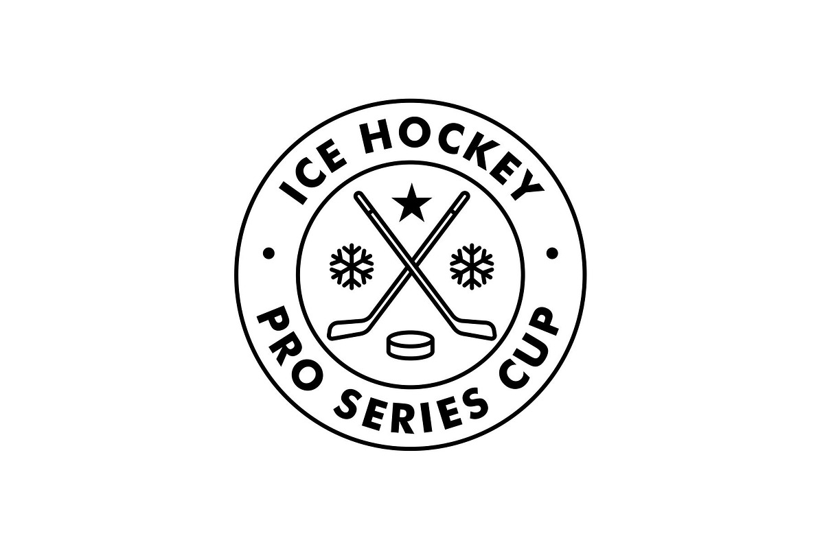 Ice Hockey Sport Emblem Badge Logo, a Branding & Logo Template by Buqancreative (Photo 3 of 3)