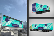 Truck and Billboard Mockup, a Mockup by Weeknd (Thumbnail 2 of 4)