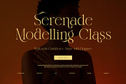 Roslia Elegant Ligature Serif Font, a Serif Font by Graphicxell (Thumbnail 5 of 8)