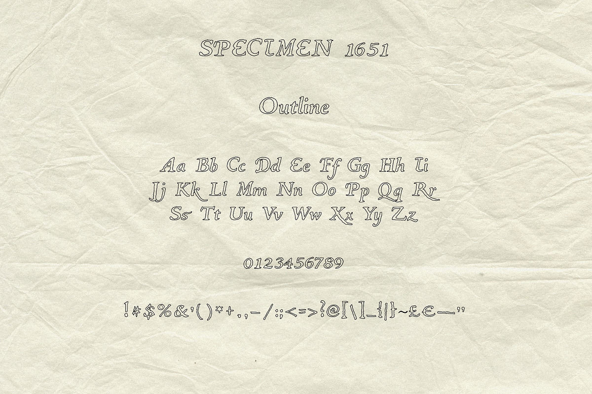 Specimen 1651: Vintage Font Family, a Serif Font by Mneme (Photo 10 of 14)