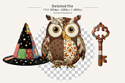 Halloween Patchwork Sublimation, a Seasonal Illustration by Artnoy (Thumbnail 3 of 18)