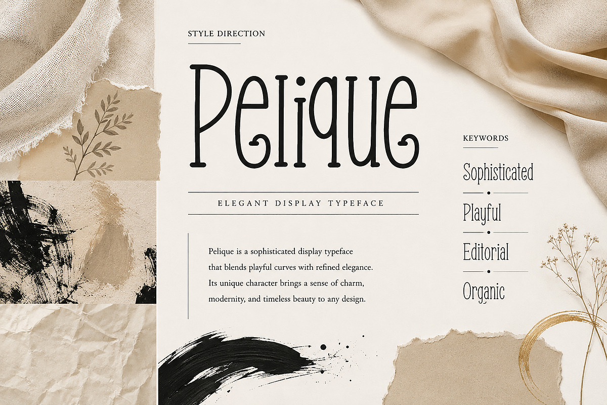 Pelique, a Sans Serif Font by Wow Magic (Photo 3 of 5)