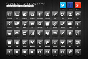 Grand Set of Icons Buttons