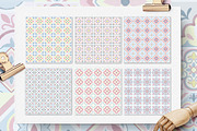 Watercolor Pastel Tile Pattern, a Pattern Graphic by Rachel Art Studio (Thumbnail 9 of 10)