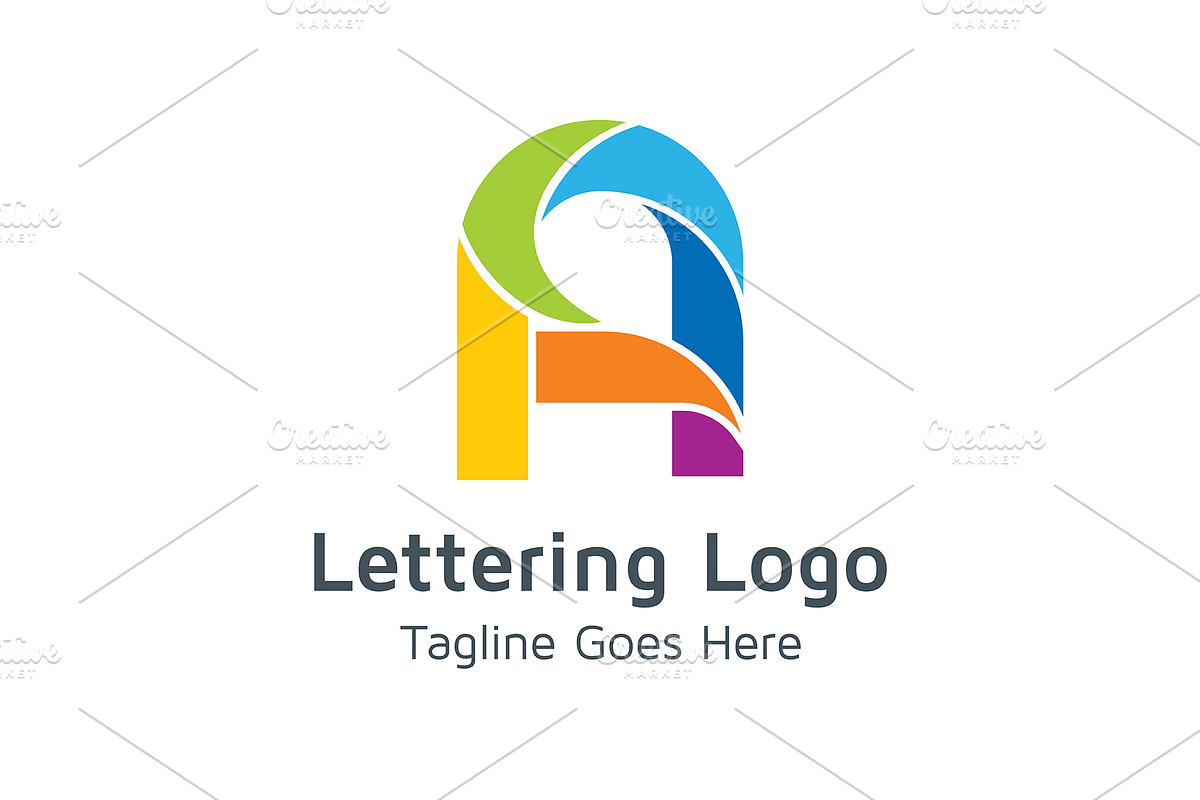 20 Logo Lettering A Template Bundle, a Branding & Logo Template by Acongraphic (Photo 17 of 21)