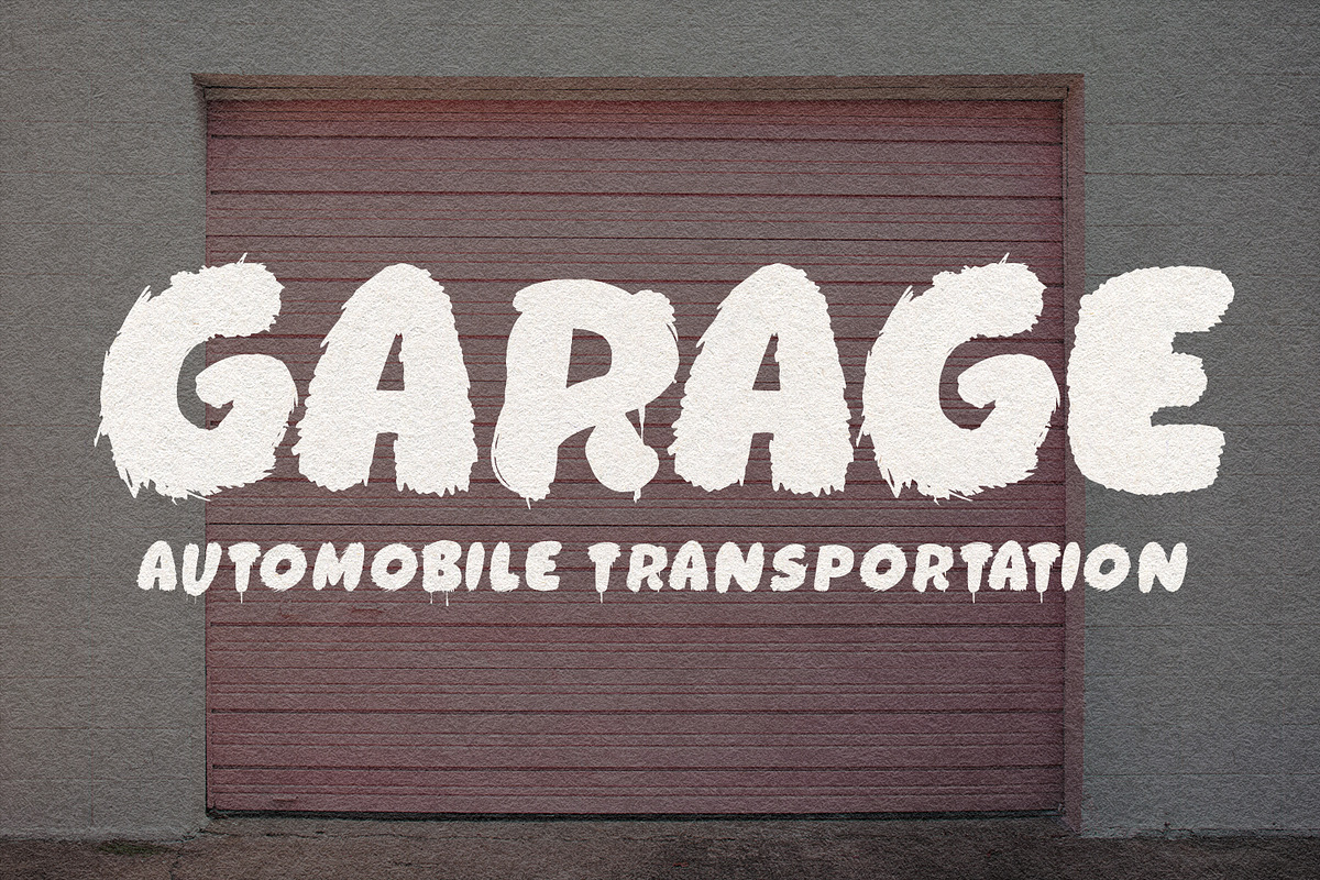 Faster Brush Font Display, a Sans Serif Font by Maulana Creative (Photo 5 of 6)