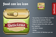 Canned Food iOS app icon, an Icon by Graphicool (Thumbnail 1 of 3)