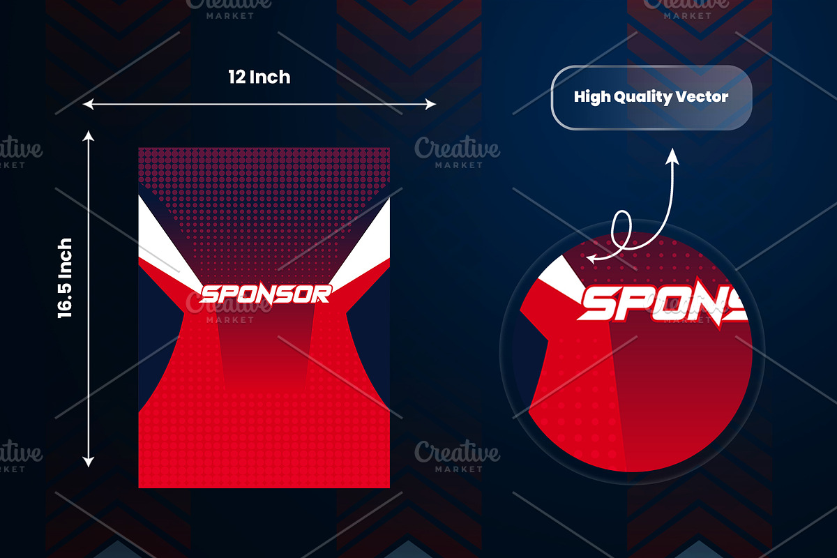 Sports Jersey Design Bundle, a Sport Illustration by samsulpassive (Photo 3 of 4)